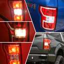 LIDNADY Tail Light Assembly Compatible with Ford F-150 2018 2019 2020 Halogen Type, F150 OE-Style Replacement for JL3Z-13405-H, w/Bulb and Harness, w/o LED, w/o Blind Spot, Left Driver Side