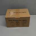 Mlambert Mason Jar Solar Lights -30 LED, 6 Pack Hanging Solar Lanterns Outdoor, Waterproof Fairy Lights for Patio Garden, Warm White