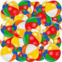 28 Pack 12 Inch Rainbow Beach Balls Bulk, Inflatable Swimming Pool Toys Beach Ball for Kids Birthday Party Favors Outdoor Summer Games Hawaiian Tropical Luau Themed Pool Party Decorations