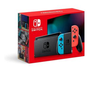 Nintendo Switch with Neon Blue and Neon Red Joy-Con - Handheld Gaming Console