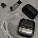 Panasonic Swipe Right Travel Shaver for Men, Portable Electric Razor with USB-C Charging, 3-Blade Cutting System and Beard Sensor Technology, Wet/Dry Use - ES-CM3A-K