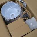 8FT Dimmable Plug in Wall Sconces Pulley Wall Lamps Vintage Hanging Light Fixture Wall Lights with Plug in Dimmable Switch Set of Two Black Wall Lamp for Bedroom, Living Room and Hotel