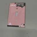 Decorative Light Switch Cover Plate Cute Kitten Black Cat Pink Background 1 Gang Wall Plate Cover Single Toggle Switch Plate Covers Jumbo Electrical Switchplate Receptacle Faceplate