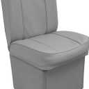 Wise 8WD1414P (Grey) (Seat - Height: 27.5", Width: 16", Depth: 17.5", Seat Depth: 12")