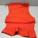 houstil Women's V Neck Halter Fishtail Bandage Bodycon Dress Party (Medium, Orange Red)