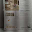 MidWest Homes for Pets 39-Inch High Walk-Thru Pressure Mounted Steel Dog Gate, Expands to 38 Inches Wide, Includes 3-inch Extensions, White