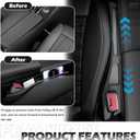 3 x 2PCS Car Seat Gap Filler Organizer,Multifunctional Car Gap Filler Organizer Storages Phone Key Avoids Things Falling,Universal Car Blocker Between Seats Car Organizer Car Accessories