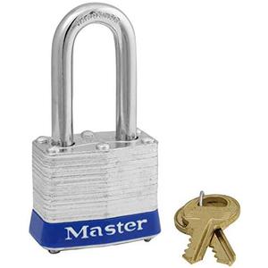 Master Lock 3DLF 1-1/2" No. 3 Long Shackle Laminated Padlock