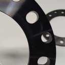 Gasupply 12mm 8 Lug Universal Wheel Spacers, Fit for F250 E350 Ram 2500 3500 Express 3500 K3500 Silverado Suburban 2500 Sierra 2500HD 3500HD, 2pcs 8x6.5 8x165.1 8x170 8x180 1/2 inch Forged Spacer (black)