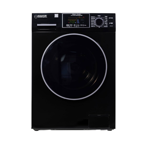 Equator 24" Original 110V Ventless Compact Combo Washer Dryer 1.6 cu.ft./15 lbs FULLY BUILT-IN 1400 rpm in Black