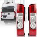 Pair Tail Light Without Circuit for Dodge Ram ProMaster 1500 2500 3500 for 2010-2023, Work Van Rear Brake Signal Light Driver and Passenger Side Ram Promaster Taillights