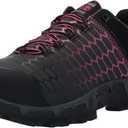 Timberland PRO Women's Powertrain Sport Alloy Toe SD+ Industrial & Construction Shoe (10 Wide, Black/Pink)