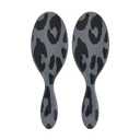 Wet Brush Original Detangler Hair Brush, Grey Leopard (Safari), Ultra-Soft IntelliFlex Bristles, Detangling Bristles Glide Through Tangles (Wet Dry & Damaged Hair), Women & Men (Pack of 2)