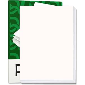 100 Sheets Letter Size 8.5" x 11" Mulberry Paper, Natural Fiber Rice Paper, Decoupage Decorative Tissue Paper for Writing Painting DIY Crafts Calligraphy Gift Wrap(MP-02)