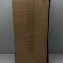 Brunswick Large, Steel, Post Mount Mailbox, Black with Brushed Nickel