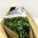 National Tree Company Pre-Lit Artificial Full Christmas Tree, Green, Dunhill Fir, White Lights, Includes Stand, 7.5 Feet
