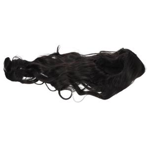 Long Wavy Hair Wig Natural Black Curly Synthetic Middle Part for Women Realistic Costume Wig for Halloween Cosplay Party Daily Wear