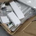 10-Drawer Dresser for Bedroom, Anti-Tip Tall Storage Organizer Chest of Drawers with Wooden Top and Metal Frame Fabric Bins for Closet, Living Room, Hallway, Entryway, White (11.8"D x 31.4"W x 45.6"H (10 Drawers))