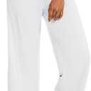 M MOTEEPI Women Sweatpants Wide Leg 30" Lounge Sweat Pants Casual Baggy Trousers with Elastic Waist Straight Leg (Gray, L)