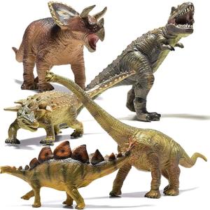 PREXTEX Jumbo Dinosaur Toys Set - 5 PCS Large, Realistic Dinosaur Toys for Kids - Lifelike Dino Toy Figures for Play and Learning - Giant Dino Figures with Hand-Painted Details