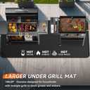 100x39 inches Extra-Large Under Grill Mats for Outdoor Grill, Double-Sided Fireproof Protective Mat, Oilproof Waterproof BBQ Fire Pit Fireplace Mat