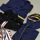 SINMIUANIME Sexy Flight Attendant Stewardess Costume for Women Racer Costumes Halloween Cosplay Lingerie Party Outfit 