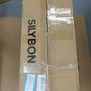 Drafting Chair, Tall Office Chair with Flip-up Armrests Executive Ergonomic Computer Standing Desk Chair, Office Drafting Chair with Lumbar Support and Adjustable Footrest Ring (Black)