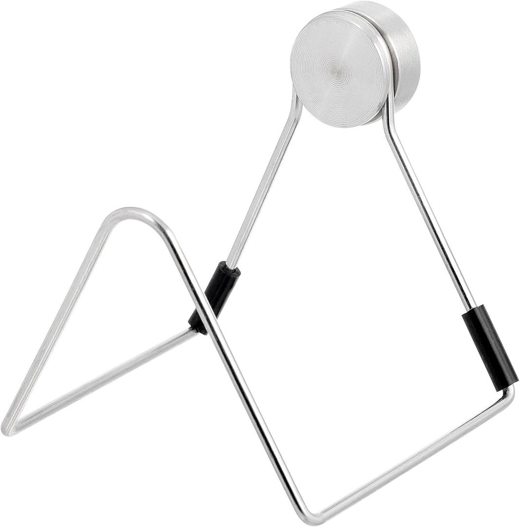 Luxshiny Magnetic Sponge Holder for Kitchen Sink Stainless Steel Sponge Drying Rack Space-Saving Dishwashing Cloth Holder Rustproof & Waterproof in Sink Organizer, Easy Install, Silver