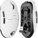 G59 2.4G/BT/Wired Wireless Gaming Mouse, Rechargeable USB Type-C Wireless Game Mouse, 6 Adjustable DPI, Max 8000 DPI, 60g Lightweight, 6 Programmable Buttons, PC Computer Laptop, Win 11 10, Mac