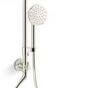KOHLER 27118-G-SN Hydrorail-R Occasion Arch Shower Column Kit With Rainhead And Handshower 1.75 Gpm in Vibrant Polished Nickel