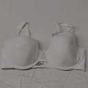 Vanity Fair Women's Bra with 2-Way Convertible Straps, Body Caress Full Coverage, Lightly Lined Cups up to DD (Underwire - White) 36DD