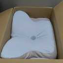 Cervical Neck Pillow for Pain Relief - Ergonomic Side Sleeper Pillow for Neck Support, Cooling Memory Foam Pillows for Sleeping, Contour Pillow Orthopedic Bed Pillow for Back Stomach Sleepers (Blue & Grey)