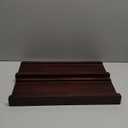 Love-KANKEI Floating Shelves Wall Mounted Set of 2, 17 Inch Rustic Wood Wall Shelves for Storage, Bedroom Living Room Bathroom Kitchen Office and More Dark Walnut