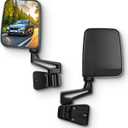 SCITOO Side View Mirrors Fit For 1995 For Jeep Wrangler 1997-2002 For Jeep Wrangler 1987-1994 For Jeep Wrangler Models with Half Door Manual Folding No Heated CH1320102 CH1321102 Pair Mirrors