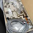 Moen Orivesi Bronzed Gold One-Handle High Arc Pulldown Kitchen Faucet with Power Boost, 87891BZG