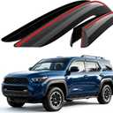 Tape-On Rain Guards Fit for Toyota 4Runner 2025-2026, 4 PCS