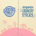 Earth's Best Organic Baby Food, Dissolvable Teething Snack for Babies 6 Months and Older, Strawberry Banana Crunchy Sticks, .56 oz Pack (Pack of 5)