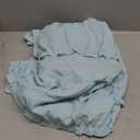Lush Decor, 72" x 72", Blue Nova Ruffle Shower Curtain