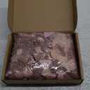 12 Pieces 5.7 Inch Christmas Poinsettia Flower Christmas Glitter Artificial Flower with Clips Xmas Tree Ornament for Wreath Garland Party Decor (Rose Gold)