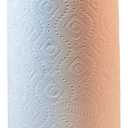 Black Paper Towel Holder Countertop, Standing Paper Towel Roll Holder for Kitchen Bathroom, with Weighted Base for One-Handed Operation, Stainless Steel in Black Matte Finish