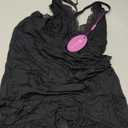 Avidlove Women Lingerie Lace Chemise V Neck Sexy Nightgown Modal Babydoll Sleepwear Black X-Large