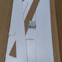 OfficeSimpli Large Washer Dryer Countertop with Shelf - 30 x 58 Inch - Made in USA Laundry Countertop Over Washer and Dryer with Non-Slip Pads, Storage Shelf, Laundry Topper Organizer, Gracier White