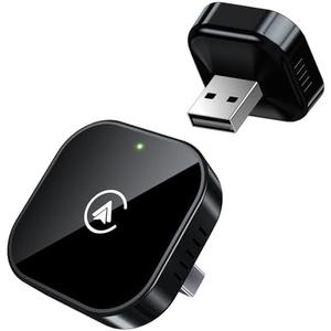 Teeran 2 in 1 Wireless CarPlay and Android Auto Adapter, Easy Setup Plug and Play, Fast Seamless Use Supports 1000+ Car's with Built-in Wired Car Play/Android Auto, Compact Sleek Design Car Adapter Teeran 2 in 1 Wireless CarPlay and Android Auto Adapter, Easy Setup Plug and Play, Fast Seamless Use Supports 1000+ Car's with Built-in Wired Car Play/Android Auto, Compact Sleek Design Car Adapter