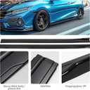 JMTBNO Universal Side Skirts for Car,2M 86.6" Side Skirt Extension Splitter Lip Rocker Panels Body Kit Compatible with Honda Accord Civic Toyota Corolla Nissan Chevrolet Camaro