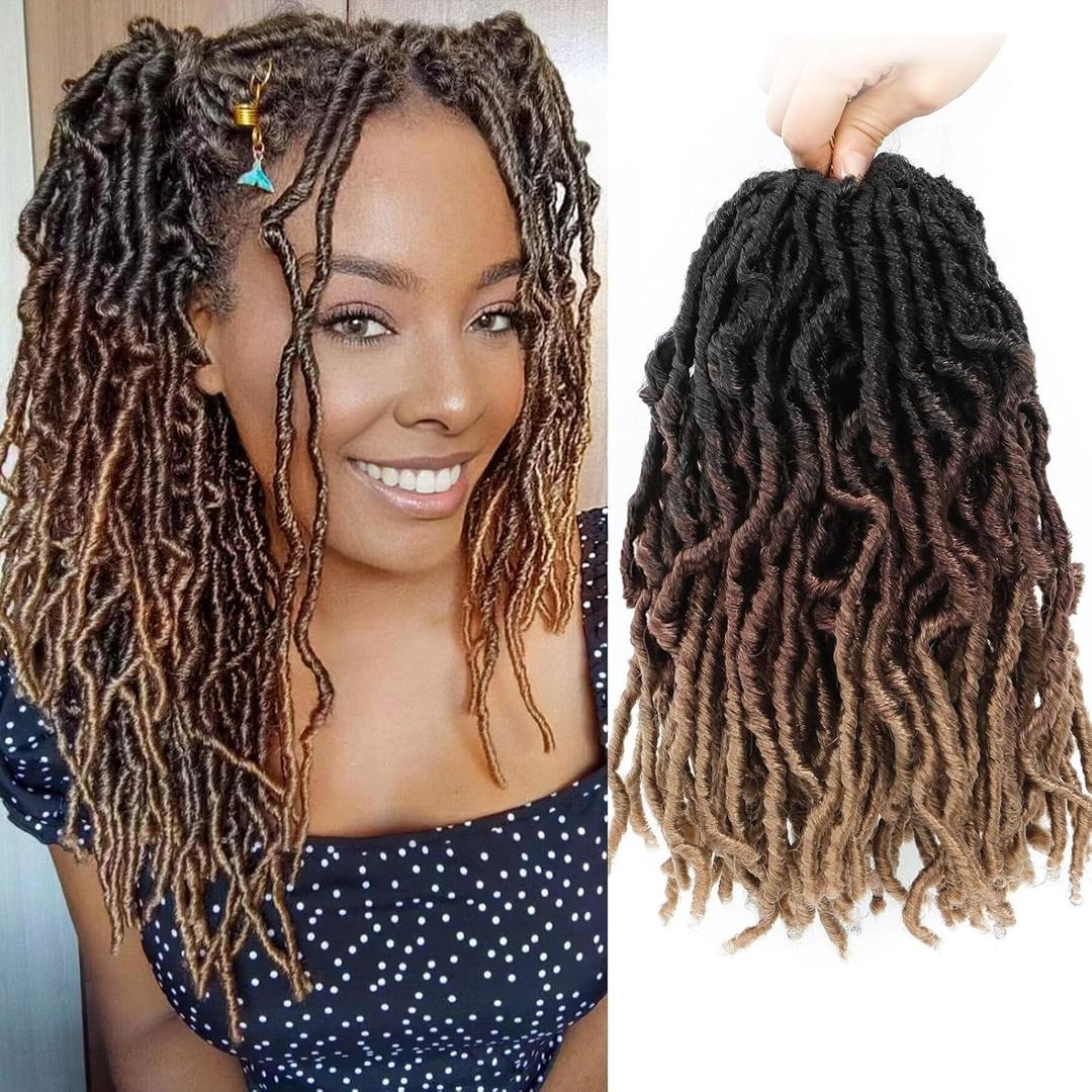 Ombre Soft Locs 10 Inch Crochet Hair Pre Looped 7 Packs Short Faux Locs Crochet Hair Butterfly Faux Locs Hair Extensions for Women(10 Inch,7 Packs,1B/30/27) Ombre Soft Locs 10 Inch Crochet Hair Pre Looped 7 Packs Short Faux Locs Crochet Hair Butterfly Faux Locs Hair Extensions for Women(10 Inch,7 Packs,1B/30/27)