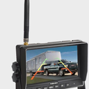 Haloview RV Backup Camera Wireless 720P DVR Rearview Full-Color Night Vision Cam and Monitor System Adapter for Furrion Pre-Wired RV,Truck,Trailer,Truck,Camper,Van,Pickup