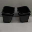 Bed Risers 8 Inch Heavy Duty, Furniture Risers for Bed Desk Table Sofa CouchOversized Bed Lifts Risers, Support up to 5000 Lbs(4 Pack Black)