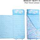 Juju Blue Kawaii Nap Mat - Kawaii Stuff Toddler Nap Mat - Nap Mats for Preschool - Kids Sleeping Bag - Kawaii Accessories Nap Mats for Preschool - Sleeping Bag for Kids