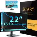 22 Inch Computer Privacy Screen for 16:10 Widescreen Monitor,Eye Protection Anti Glare Blue Light Computer Monitor Privacy Filter, Removable Anti Spy -Scratch 22 Inch Protector Film