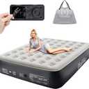 OlarHike Queen Air Mattress with Built in Pump,Inflatable Blow Up Airbed with Storage Bag,13" High Speed Inflation Black, Camping Accessories, Travel and Guests & Indoor